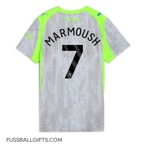 Manchester City Omar Marmoush #7 Fußballbekleidung 3rd trikot Damen 2025-26 Kurzarm